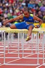 Aries Merritt in the 110 metres hurdles, 2012 Samsung Diamond League, Crystal Palace, London.